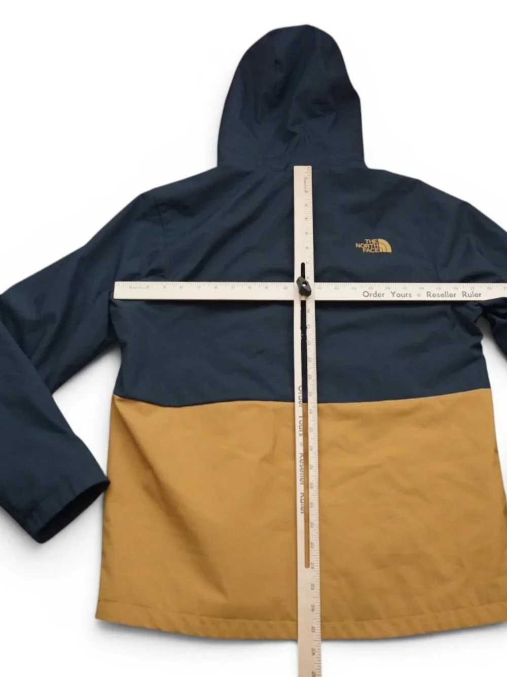 The North Face Millerton Jacket Mens Medium Tan and Blue